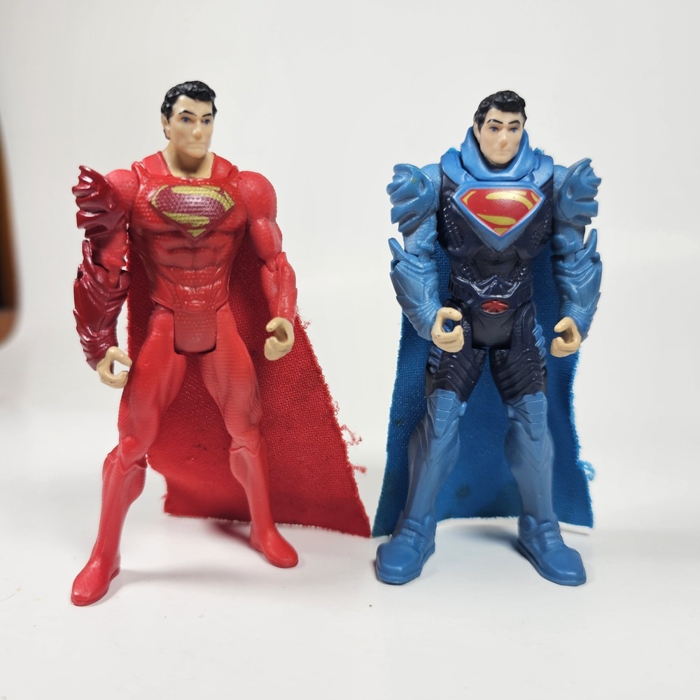 Rare Superman Of Steel Kryptonian 3.75" Super Hero DC Comics Action Figure Toy